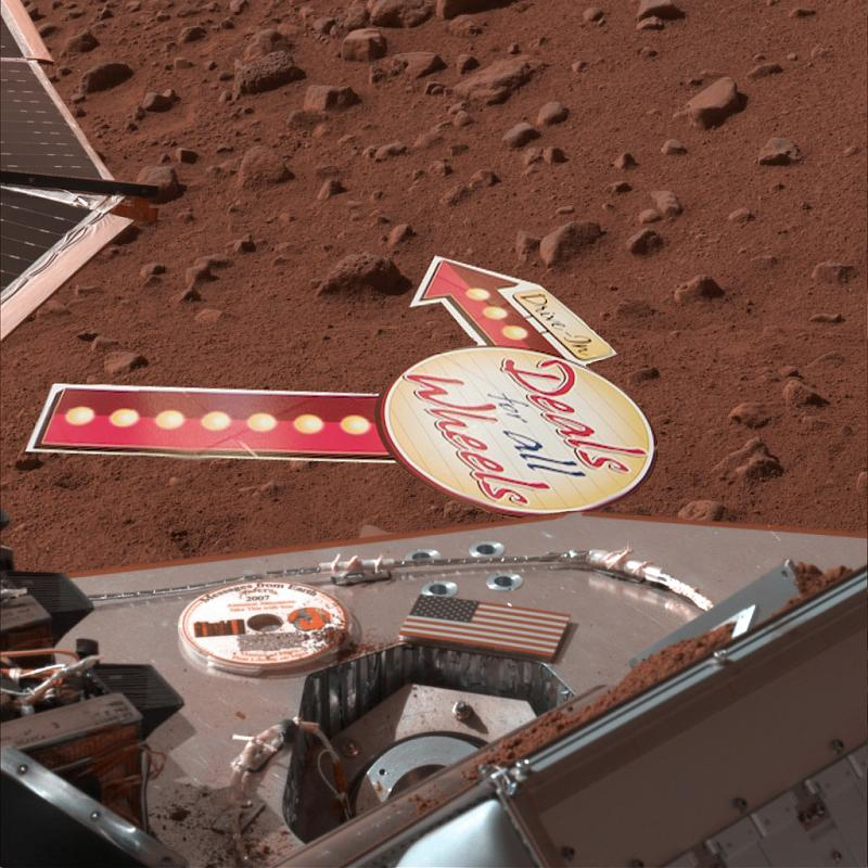 Illustration for article titled 30 Mars Phoenix Discoveries NASA Will Never Show the World